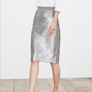 Banana Republic Sequin Pencil Skirt